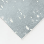 Cute and Modern Blue Winter Penguin Kinder Fleece Deken (Hoek)