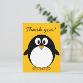 Cute and Modern Cartoon Penguin Briefkaart (Staand voorkant)