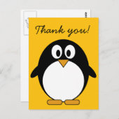 Cute and Modern Cartoon Penguin Briefkaart (Voorkant / Achterkant)