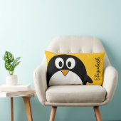 Cute and Modern Cartoon Penguin Kussen (Stoel)