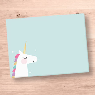 Cute and Modern Rainbow Unicorn Post-it® Notes