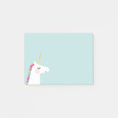 Cute and Modern Rainbow Unicorn Post-it® Notes (Voorkant)