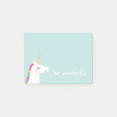 Cute and Modern Rainbow Unicorn Post-it® Notes (Voorkant)