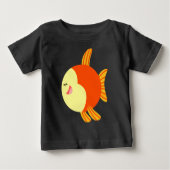 Cute and Plump Cartoon Fish Baby T-Shirt (Voorkant)