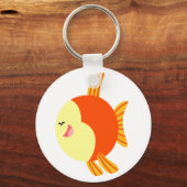 Cute and Plump Cartoon Fish Sleutelhanger (Voorkant)