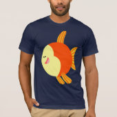 Cute and Plump Cartoon Fish T-Shirt (Voorkant)