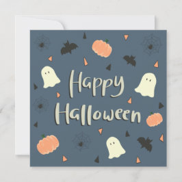 Cute and Spooky Happy Halloween Aankondiging
