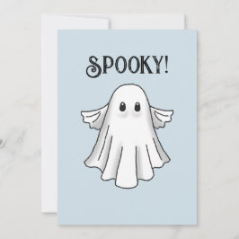 Cute and Spooky Happy Halloween Kaart