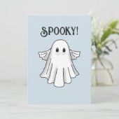 Cute and Spooky Happy Halloween Kaart (Staand voorkant)