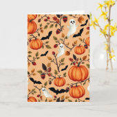 Cute And Spooky Phone Cover For Autumn Kaart (Gele Bloem)
