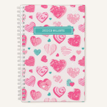 Cute and Sweet Heart Pattern Girly Pink