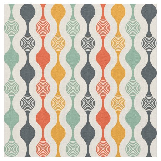 Cute and Trendy  Abstract Fabric Stof (Close Up)
