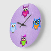 Cute and Trendy Owl Clock Grote Klok (Hoek)