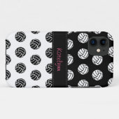 Cute and Trendy Polka Dot Volleyball iPhone 5 Hoes (Achterkant (horizontaal))