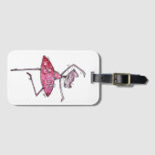 Cute and Whimsical Dansk Cat Bagagelabel (Voorkant (horizontaal))