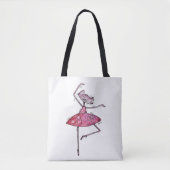 Cute and Whimsical Dansk Cat Tote Bag (Voorkant)