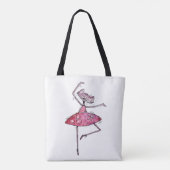 Cute and Whimsical Dansk Cat Tote Bag (Achterkant)