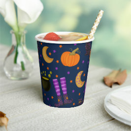 Cute and Whimsical Halloween met pomkins Papieren Bekers