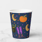 Cute and Whimsical Halloween met pomkins Papieren Bekers (Voorkant)