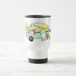 Cute and Whimsical Retro Happy Camper Reisbeker