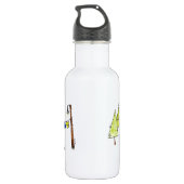 Cute and Whimsical Retro Happy Camper Waterfles (Achterkant)