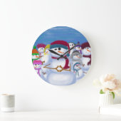 Cute and Whimsical Snowmen Grote Klok (Huis)