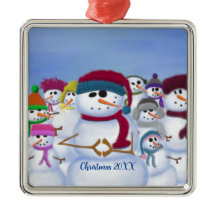 Cute and Whimsical Snowmen