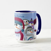 Cute and Whimsical Snowmen Mok (Voorkant rechts)