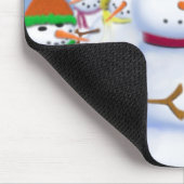 Cute and Whimsical Snowmen Muismat (Hoek)