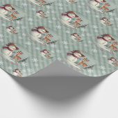 Cute And Whimsy Holiday Cadeaupapier (Hoek)