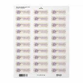 Cute Angel Antics Whimsy Flower Adresetiketten 2 Etiket (Full Sheet)
