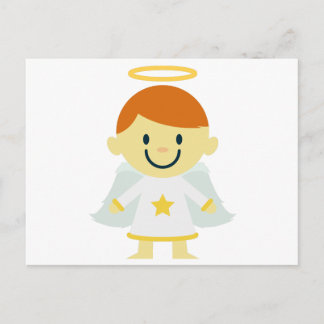 Cute Angel Boy met Halo Briefkaart