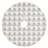 Cute Angel Fleece Kerstboom Rok (Voorkant)