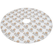 Cute Angel Fleece Kerstboom Rok (Gekanteld)