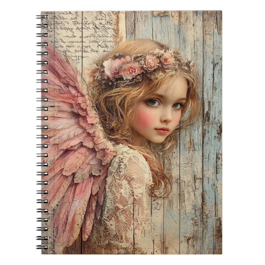 Cute Angel Spiral Notebook Notitieboek (Voorkant)