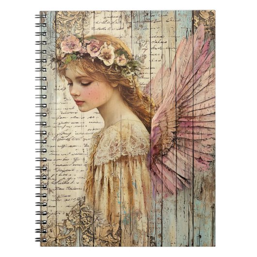 Cute Angel Spiral Notebook Notitieboek (Voorkant)