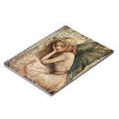 Cute Angel Spiral Notebook Notitieboek (Linkerzijde)