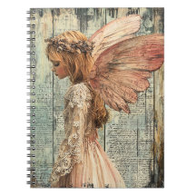 Cute Angel Spiral Notebook
