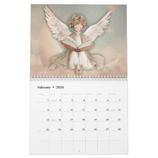 Cute Angels 2026 Kalender (Feb 2026)
