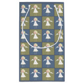 Cute Angels Personalized Name Gift Wrapping Klein Cadeauzakje (Achterkant)