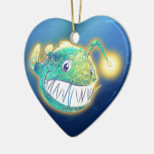 Cute Angler Fish Keramisch Ornament (Links)
