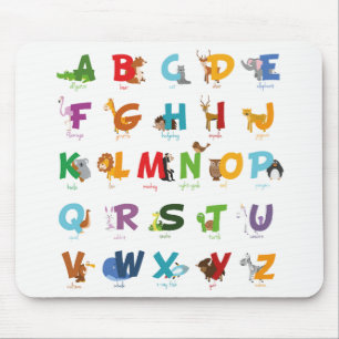 Cute Animal Alphabet Letters Muismat