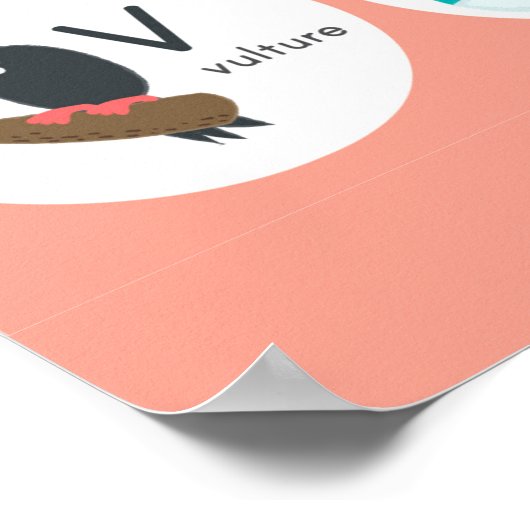 Cute Animal Alphabet Poster (Hoek)