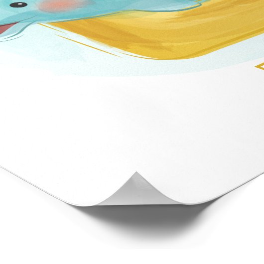 Cute Animal Alphabet Poster (Hoek)