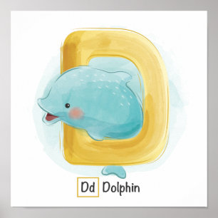 Cute Animal Alphabet Poster