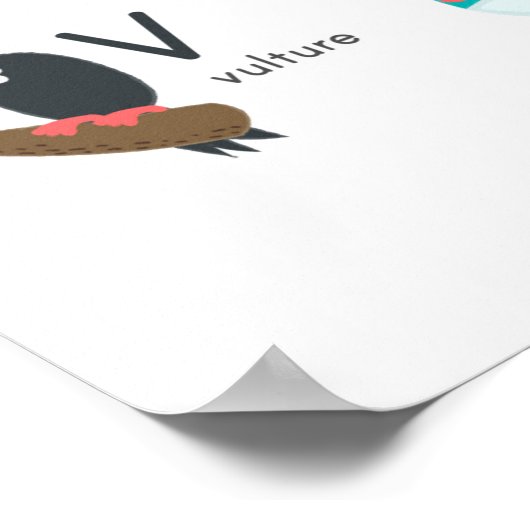 Cute Animal Alphabet Poster (Hoek)