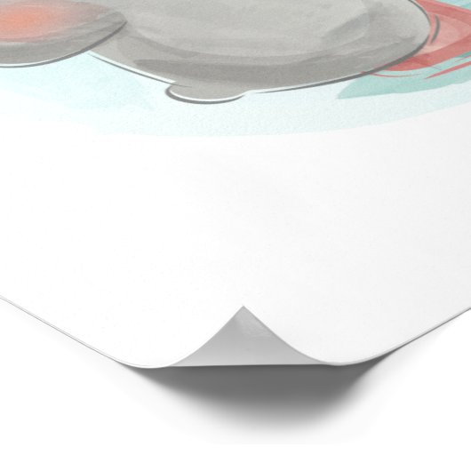 Cute Animal Alphabet Poster (Hoek)