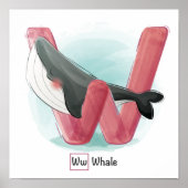 Cute Animal Alphabet Poster (Voorkant)
