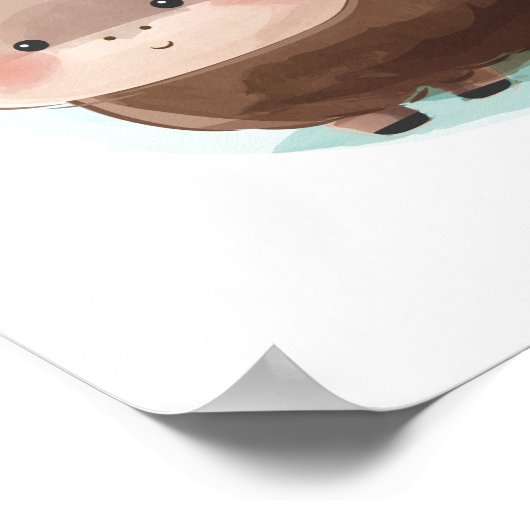 Cute Animal Alphabet Poster (Hoek)