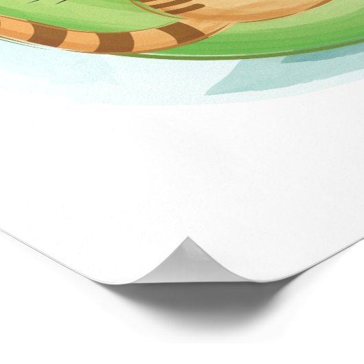 Cute Animal Alphabet Poster (Hoek)